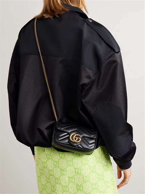 gucci super marmont mini|gucci marmont mini quilted bag.